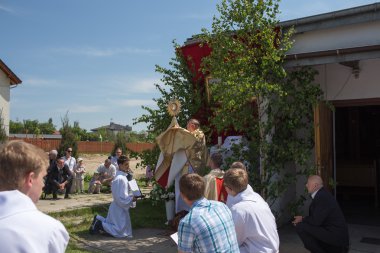 corpus christi gün dini alayı.