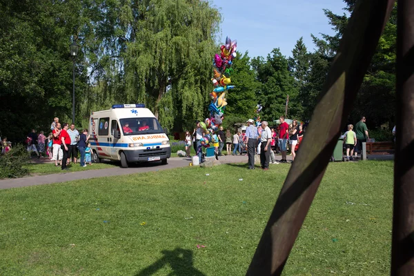 XV piknik rodzinny w parku orunia. — Zdjęcie stockowe