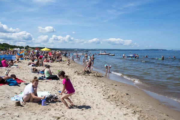 Na plaży. — Zdjęcie stockowe