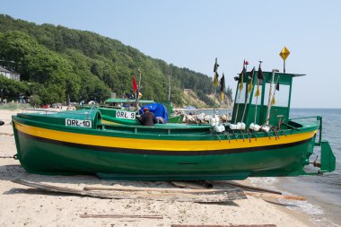 Balıkçı teknesi.