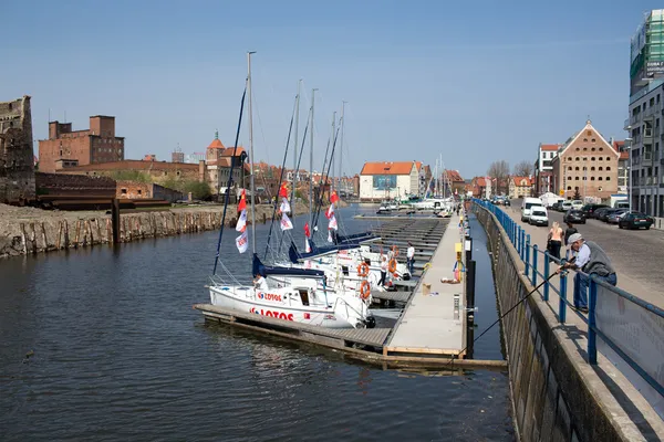 Marina w Gdańsku — Zdjęcie stockowe