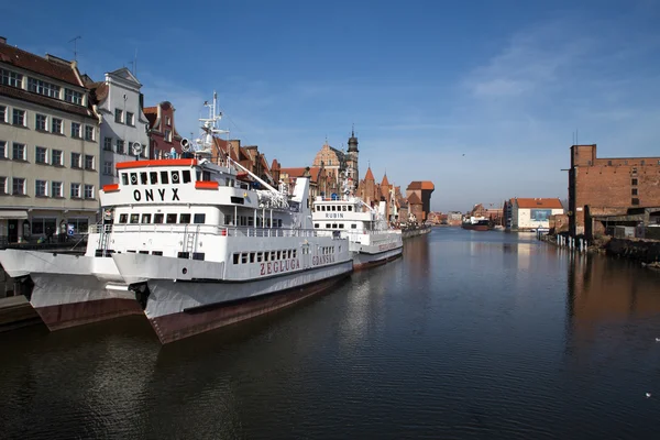 Gdansk harbor, Polen — Stockfoto