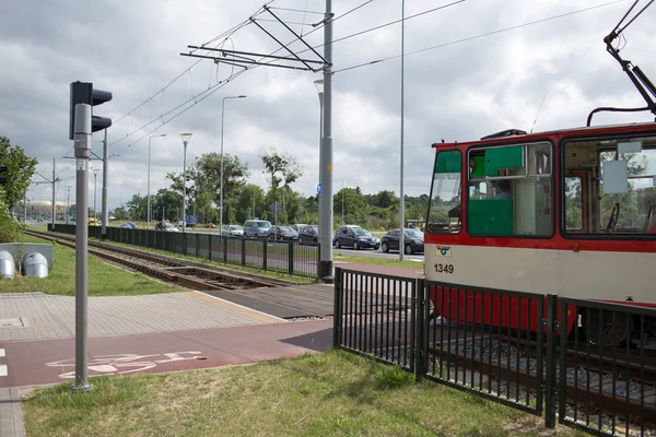 Straßenbahn. — Stockfoto