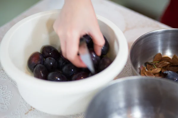 Stoneless of plums. — Stock Photo, Image