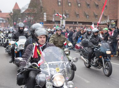 Bağımsızlık günü yürüyüşü.