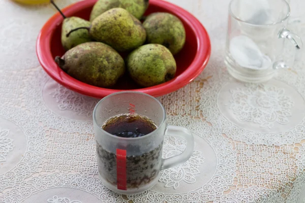 Bubble drink e pere . — Foto Stock