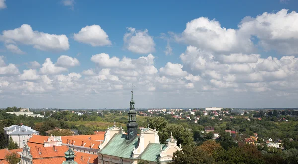 Střechy Sandoměř. — Stock fotografie