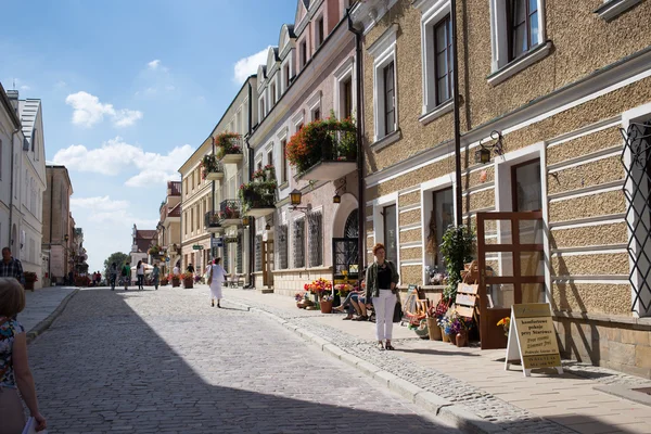 Visita na cidade de Sandomierz . — Fotografia de Stock