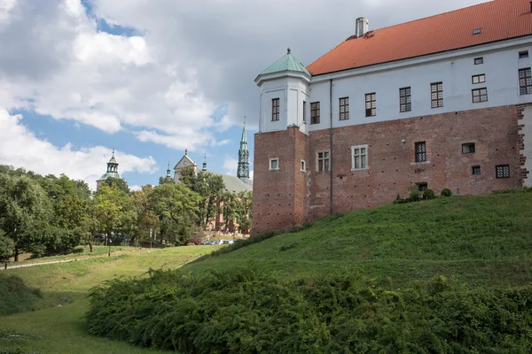 Vecchio castello a Sandomierz, Polonia . — Foto Stock