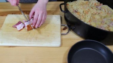 Bigos geleneksel Lehçe çanak.