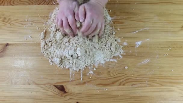 Preparação delicioso cookie . — Vídeo de Stock