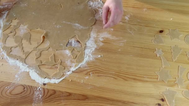 Przygotowanie pyszne ciasteczko. — Wideo stockowe