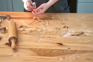 Hazırlık lezzetli Kurabiye.