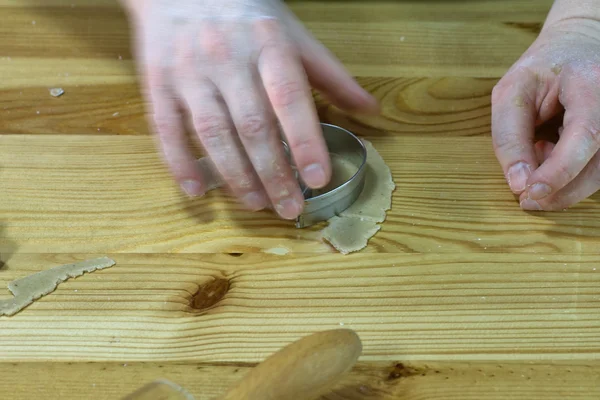 Preparación deliciosa galleta . — Foto de Stock