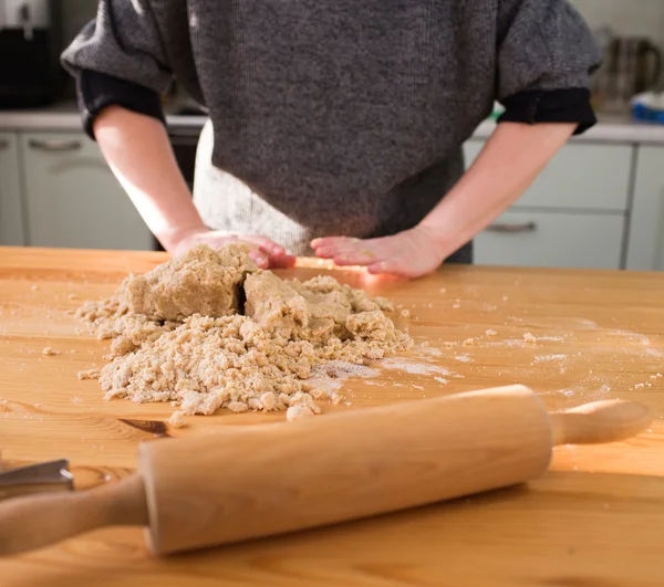 Förberedelse läckra cookie. — Stockfoto