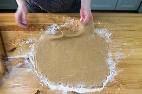 Příprava lahodných cookie. — Stock fotografie