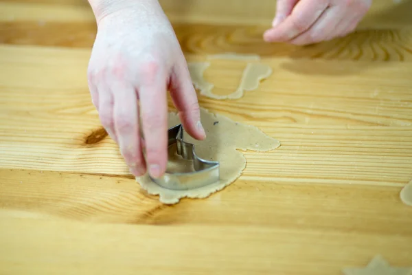 Preparação delicioso cookie . — Fotografia de Stock