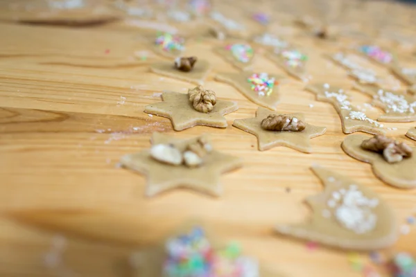 Příprava lahodných cookie. — Stock fotografie