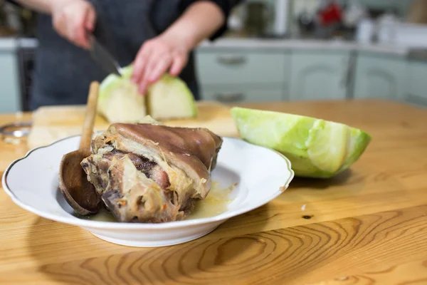 Bigos 伝統的なポーランド料理. — ストック写真