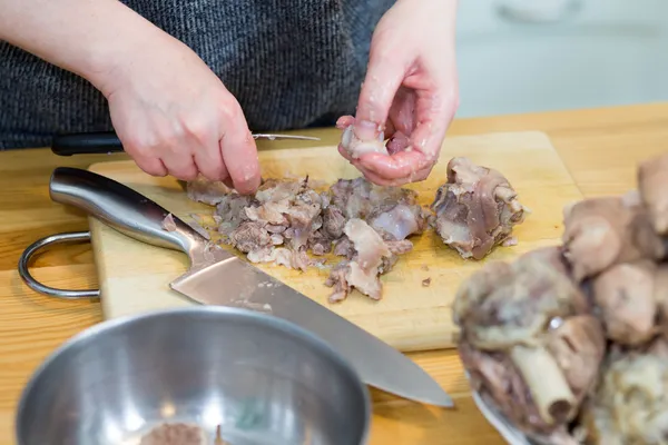 冷たいゼリー肉. — ストック写真