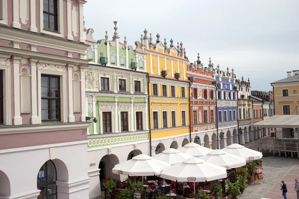 Marché principal à Zamosc . — Photo