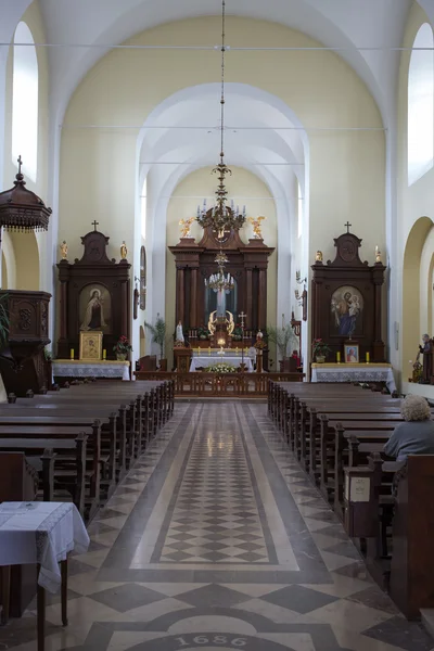 Interior in church. — Stock Photo, Image