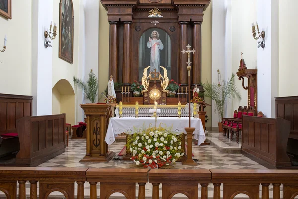 Inredning i kyrkan. — Stockfoto