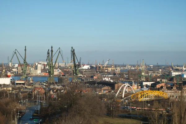 Панорама Гданьска . — стоковое фото