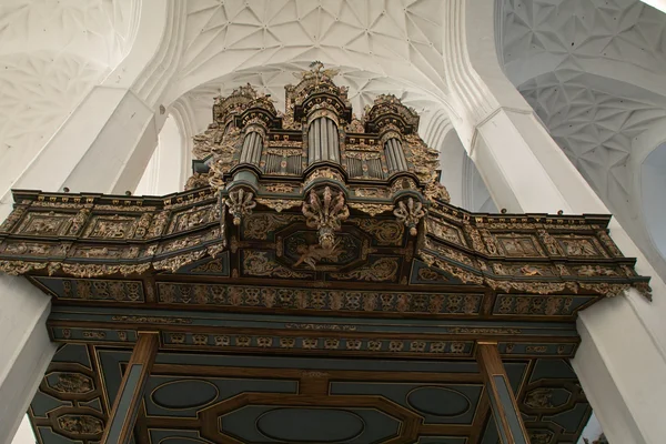 Interior de la antigua Catedral de Gdansk, Polonia . — Foto de Stock