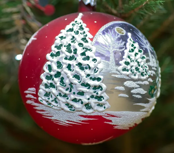 Boże Narodzenie bawidełko drzewo — Zdjęcie stockowe