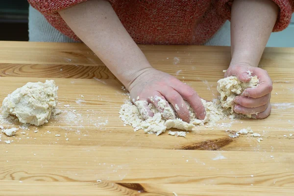 Crunch kakor kallas faworki. — Stockfoto