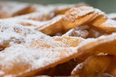 faworki denilen çıtırdamak kek.