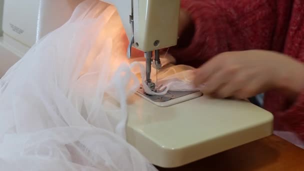 裁缝工作. — 图库视频影像