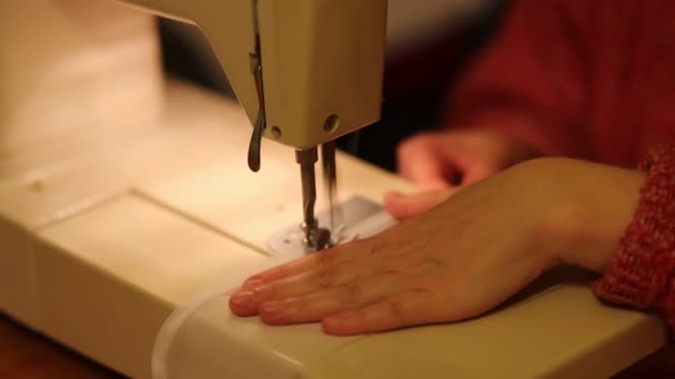 裁缝工作. — 图库视频影像