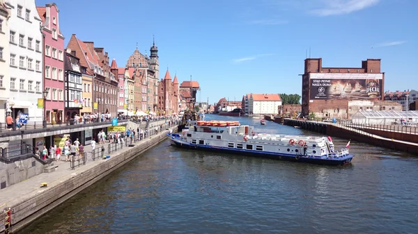 Gdansk üzerinde göster. — Stok fotoğraf