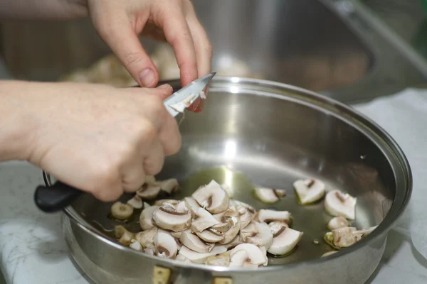 Pizza home in condizioni polacche . — Foto Stock