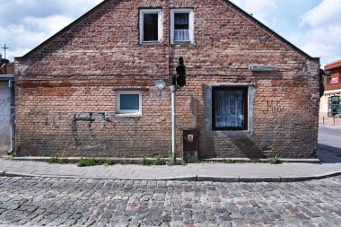 terk edilmiş bir yer.