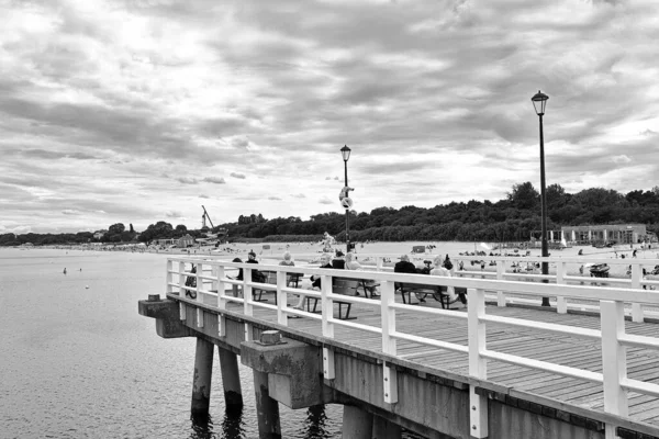 Holiday Rest Beach Gulf Gdansk Baltic Sea Poland Europe — ストック写真