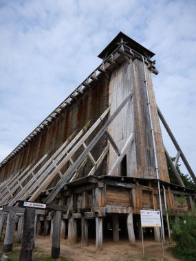 Graduation towers from the spa in Ciechocinek, Poland.