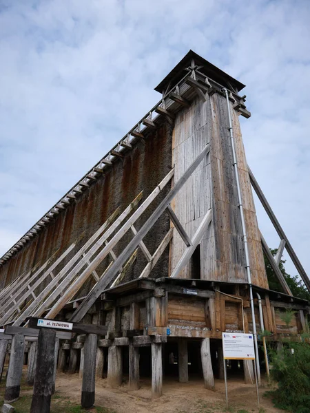 Graduation towers from the spa in Ciechocinek, Poland.
