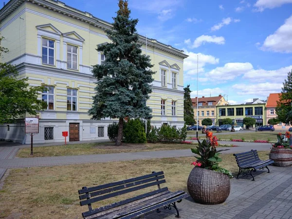 Beautiful Architecture Old Market Nowy Tomysl Poland Europe — Zdjęcie stockowe