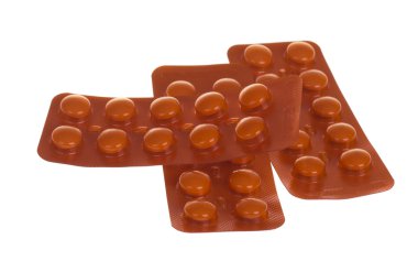 Turuncu blister hapları, izole