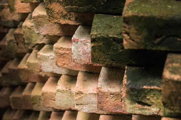 Close-up van oude bakstenen muur — Stockfoto