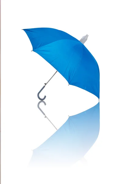 Un ombrello blu — Foto Stock