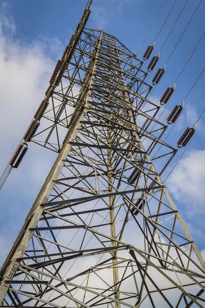 High-voltage tower — Stock Photo, Image