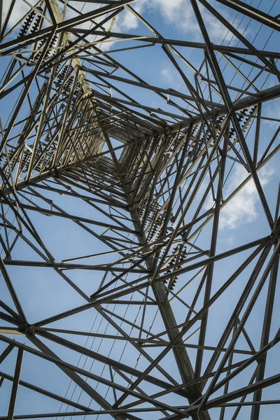 High-voltage tower — Stock Photo, Image