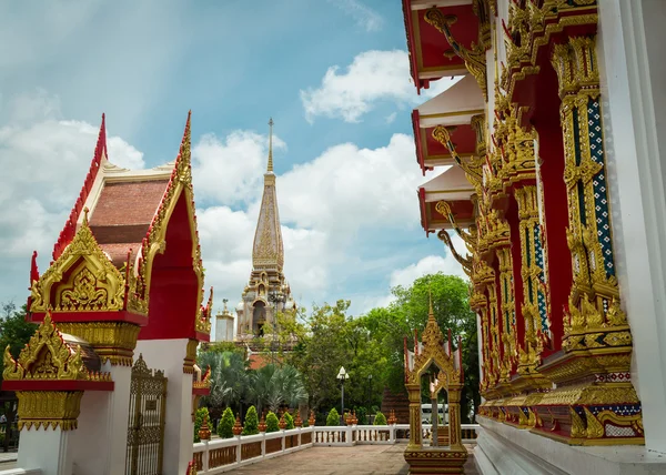 Chalong Temple, Phuket, Tailândia — Fotografia de Stock