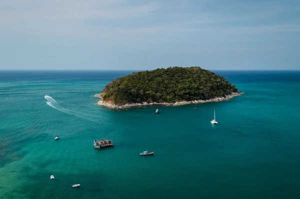 Vista de la isla en andaman mar —  Fotos de Stock