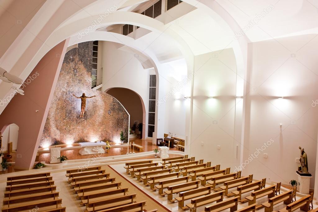 Large Interior Of Modern Church Stock Photo C Marinv 23075316