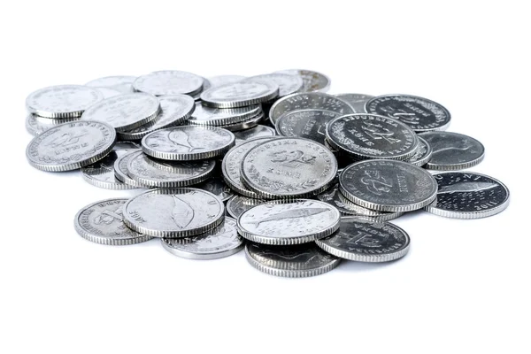 Pile of Croatian coins — Stock Photo, Image